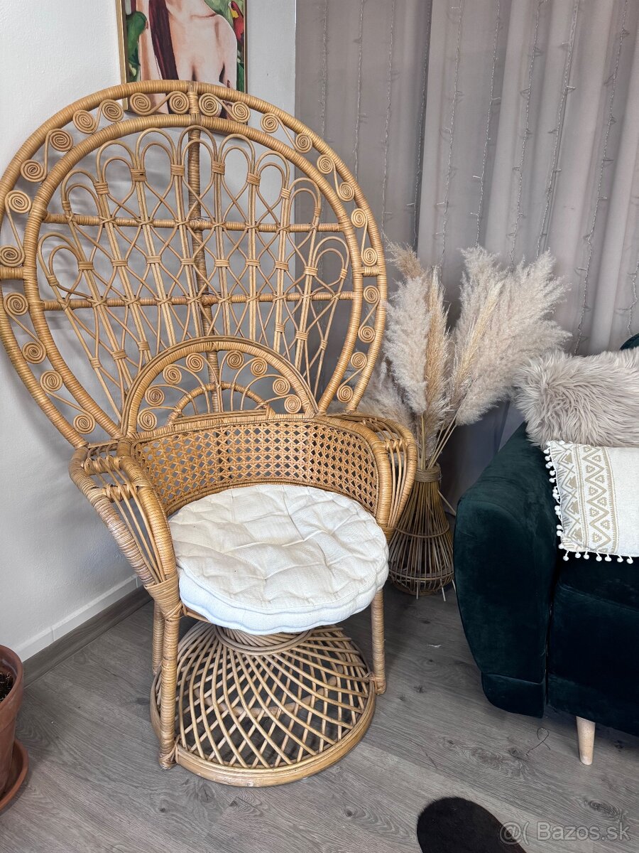 boho kreslo