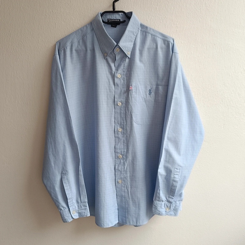 Polo Ralph Lauren Jeans svetlomodrá košeľa s dlhým rukávom L