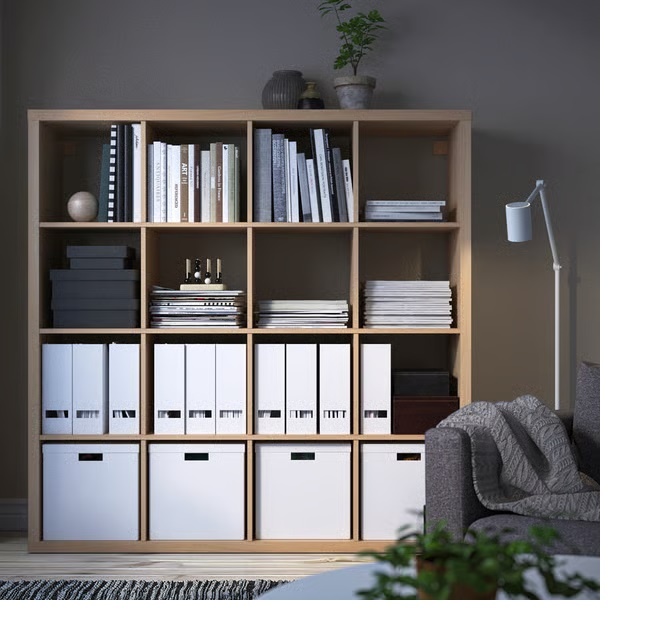 dve supravy regalov kallax IKEA