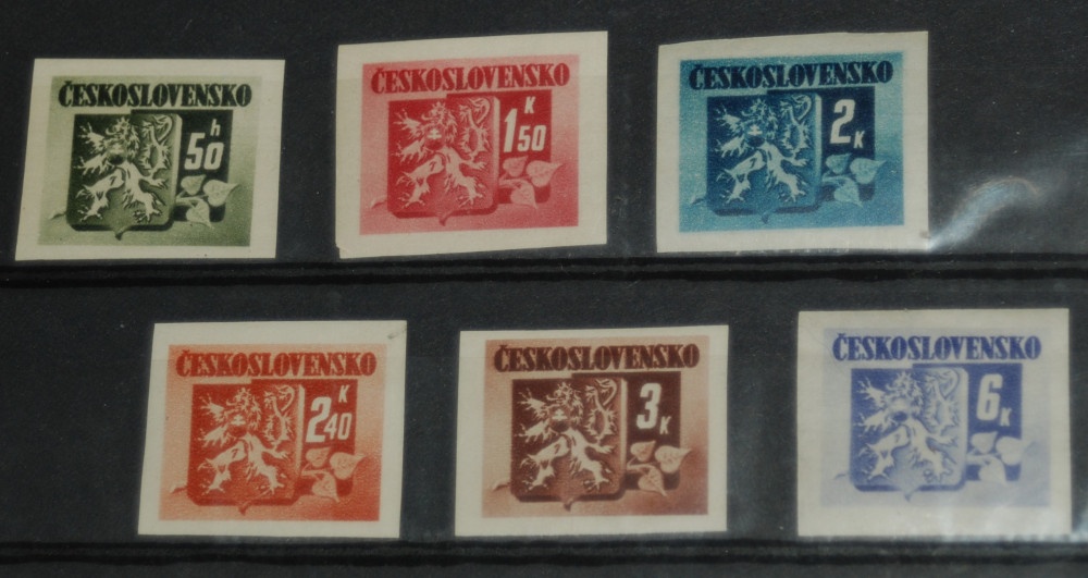 Poštové známky - Československo 17 - čisté