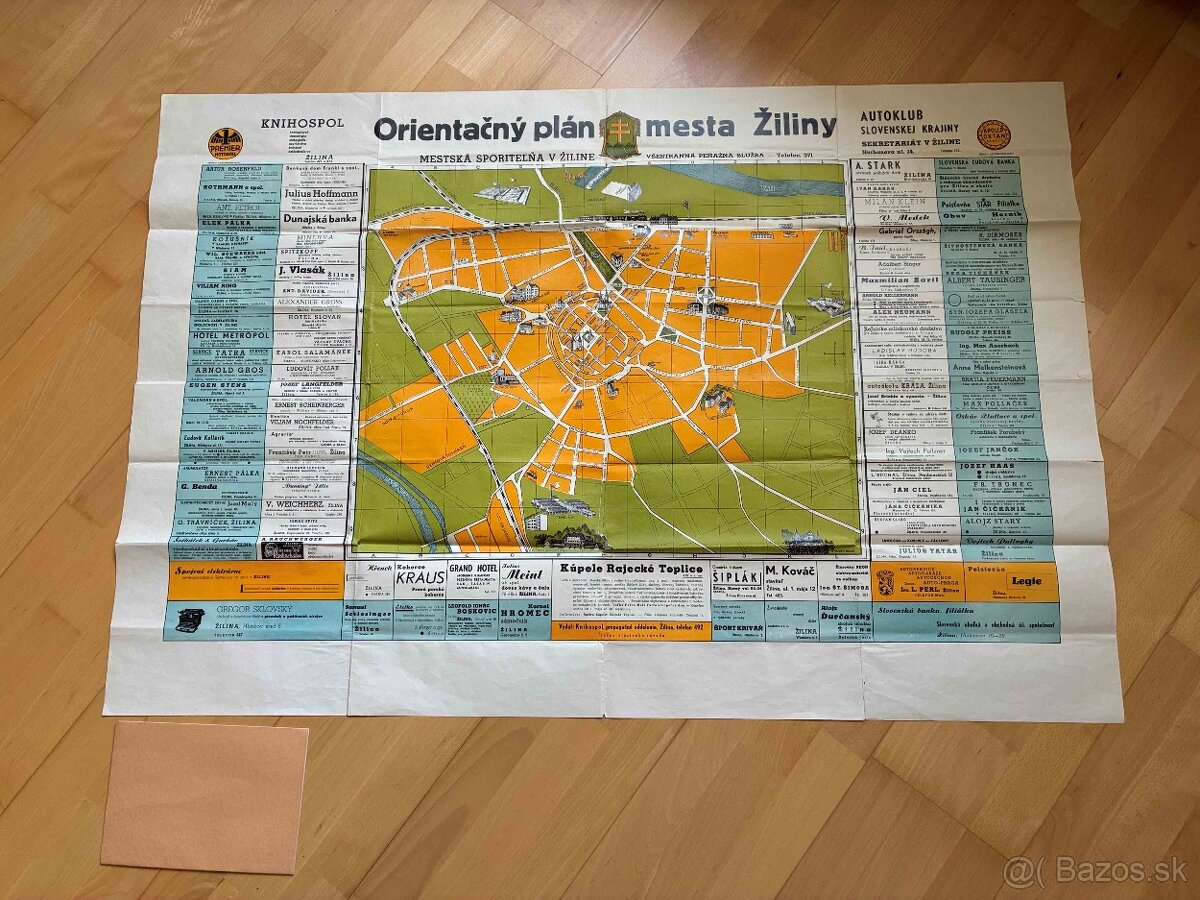 Slovenský štát mapa Žiliny