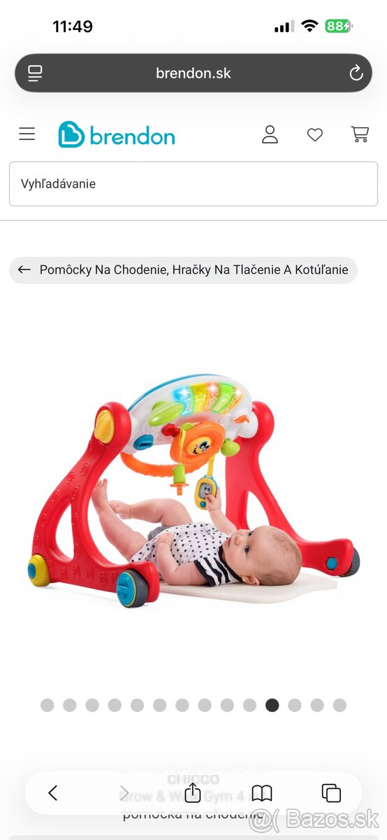 Hračka pre bábätka/ choditko chicco