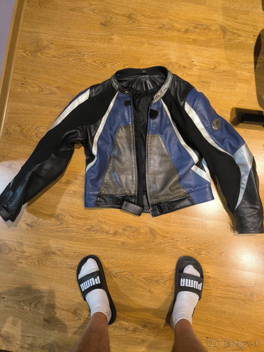 Kožená moto bunda