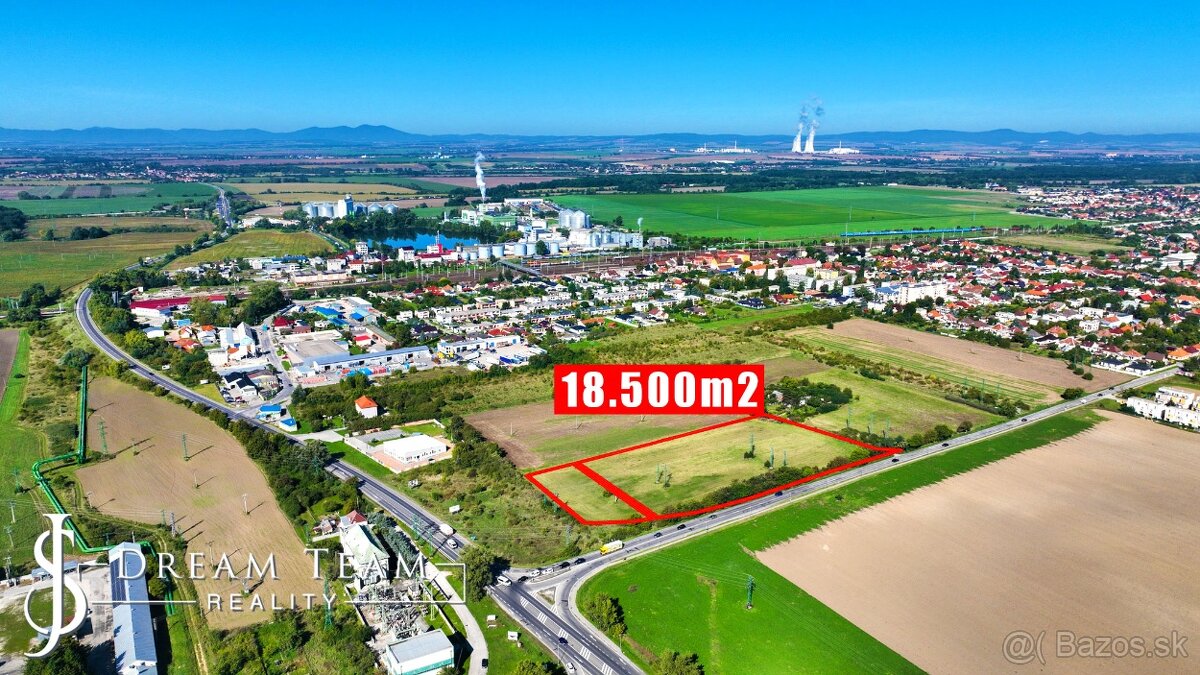 18 500m2 pozemok pre výstavbu rodinných domov, Leopoldov