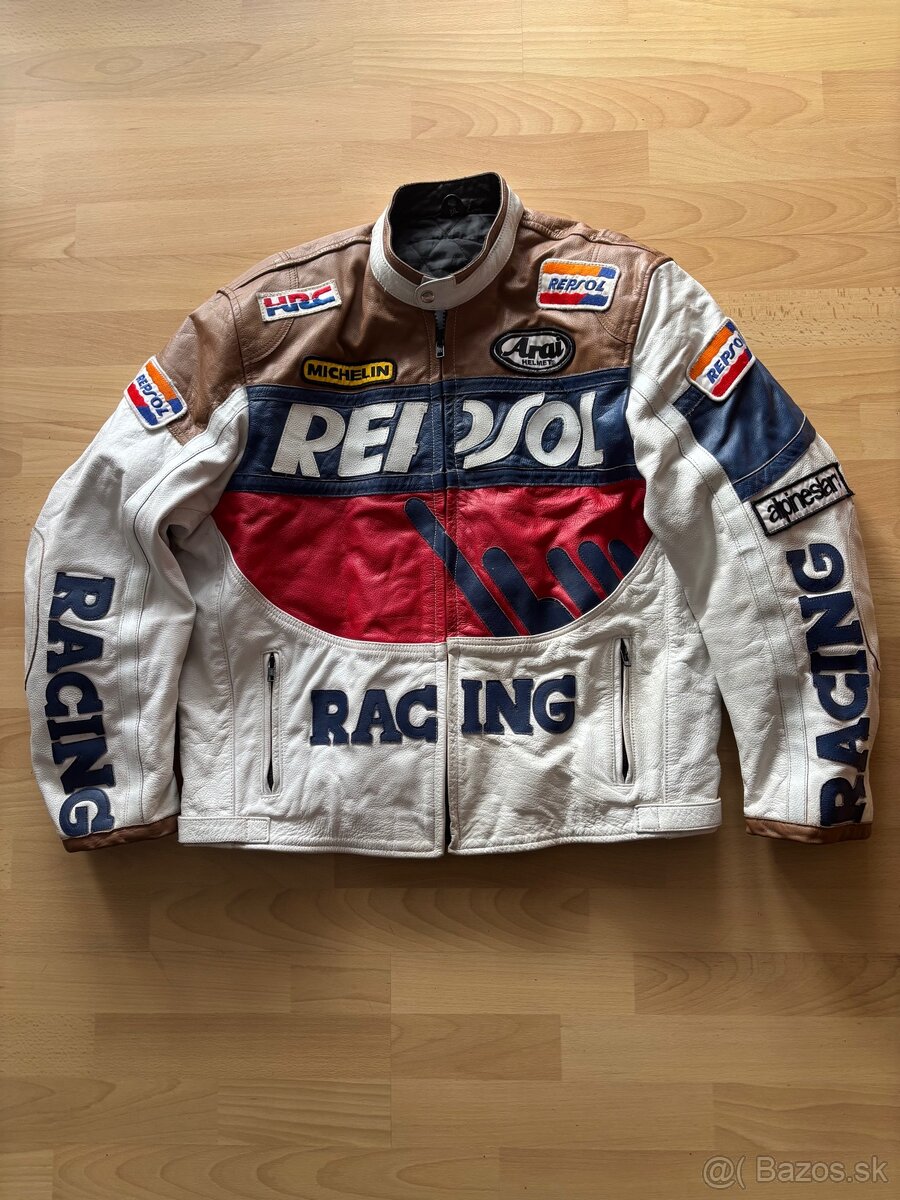Kožená moto bunda Honda Repsol