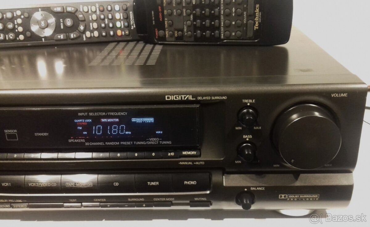 5.1 zvuk =220W video Receiver TECHNICS SA-GX390, JAPAN, AR31
