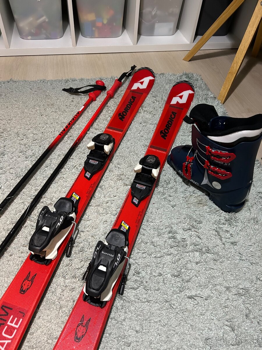 Detské lyže 130 - komplet set