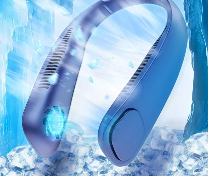 Prenosný ventilátor na krk