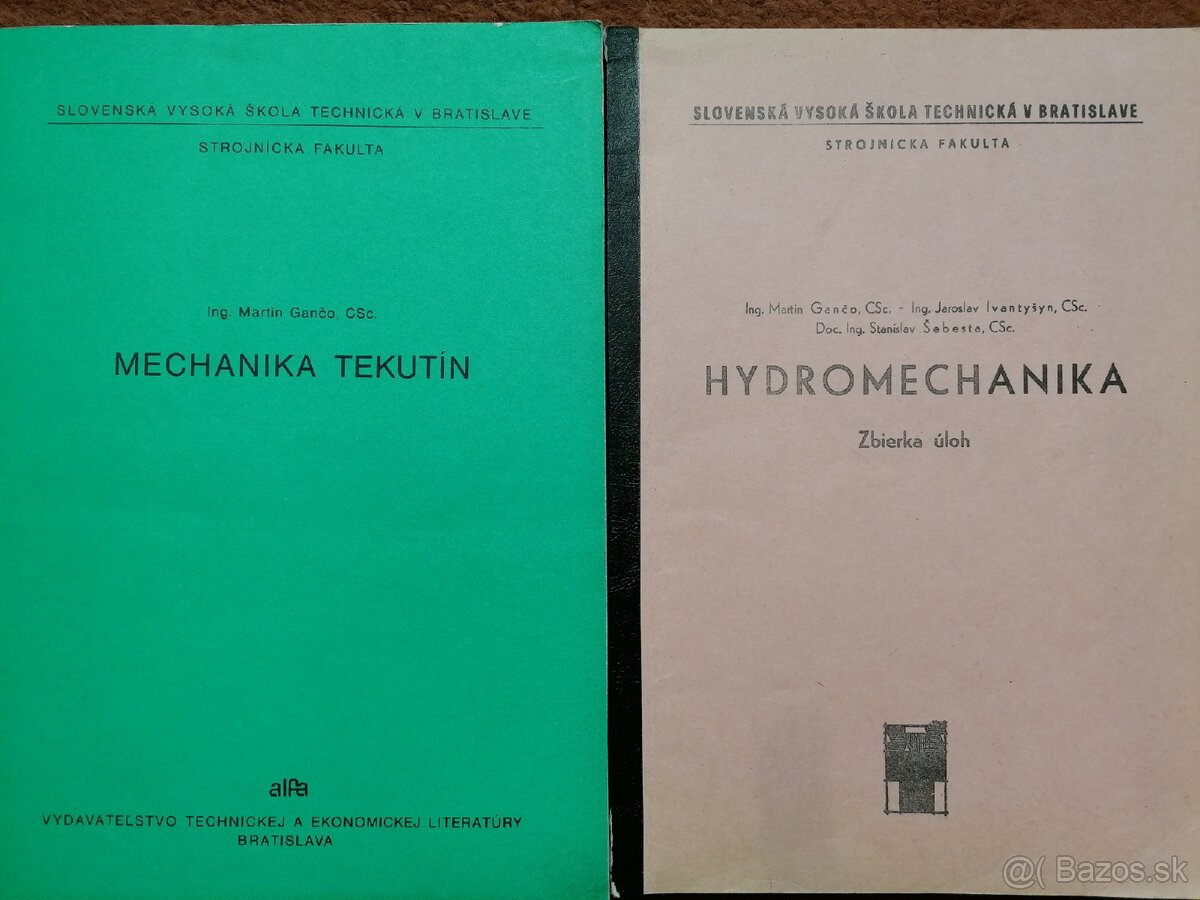 VŠ skriptá, Strojnícka fakulta