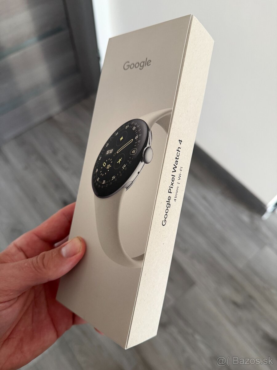 Predám Google Pixel Watch 4 41mm – Porcelain / Silver
