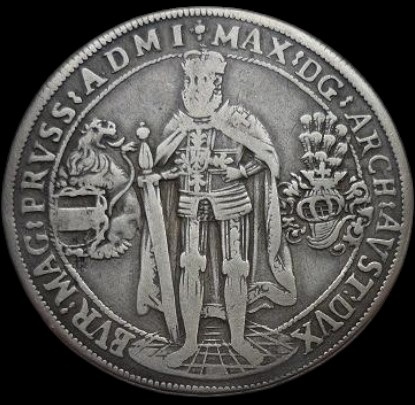 Maxmilian III. toliar 1603 / Veľmajster Rádu nem. rytierov