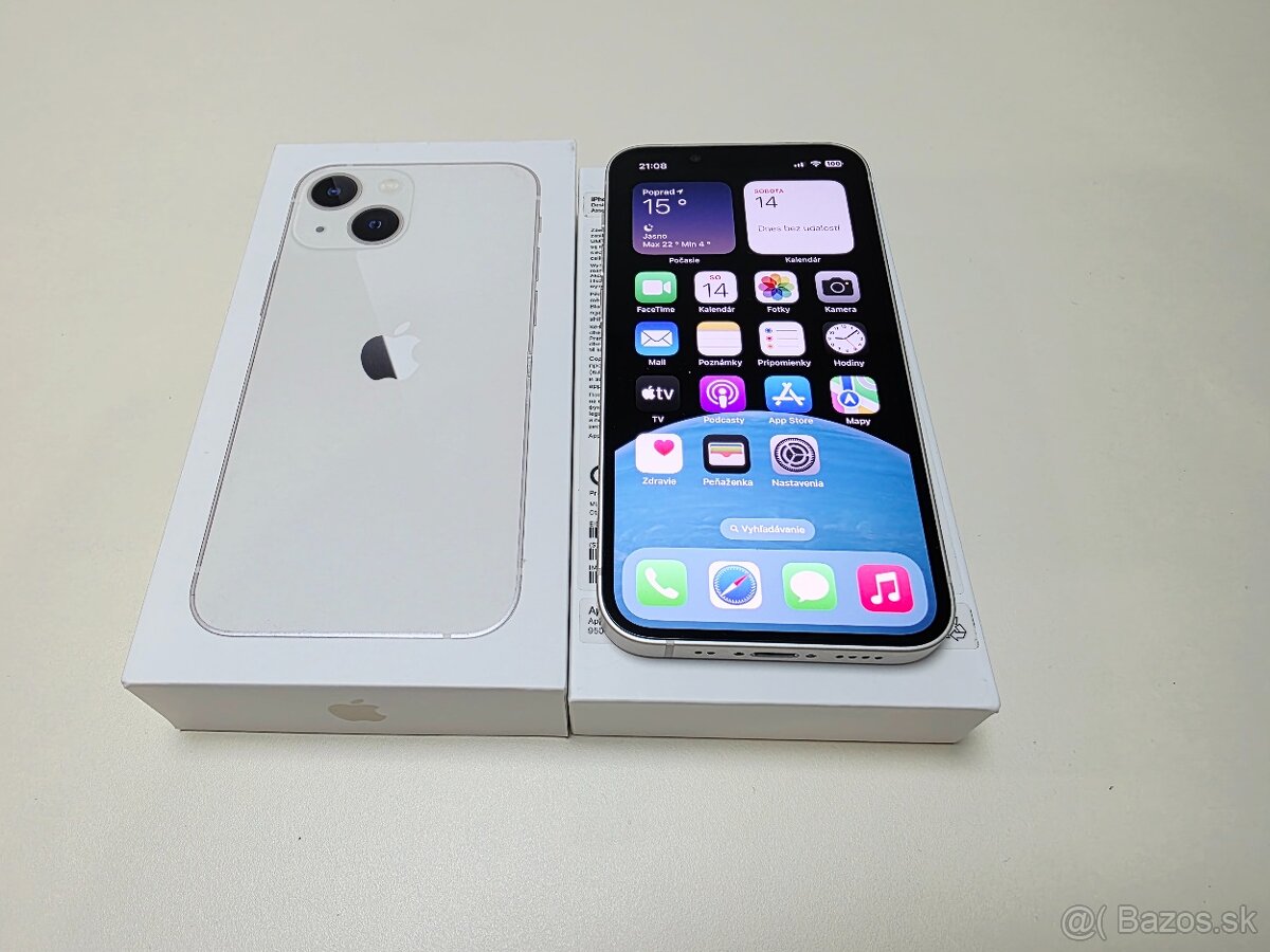 APPLE IPHONE 13 MINI 128GB ,TOP STAV ,ZDRAVIE BATERKY 100%