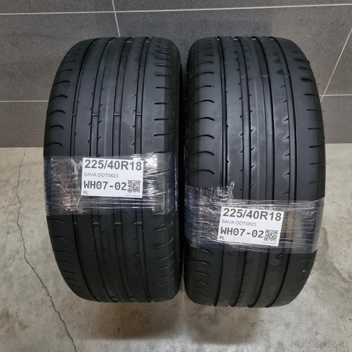 Letné pneumatiky 225/40 R18 SAVA DOT0823
