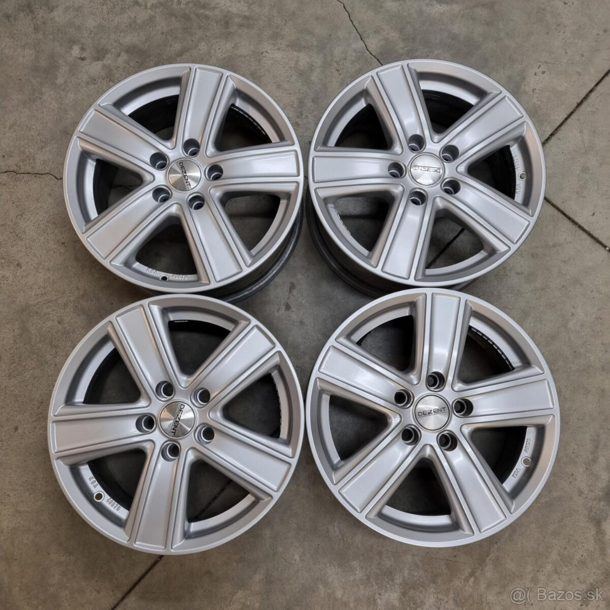 Dezent hliníkové disky 5x112 R16 7J ET45