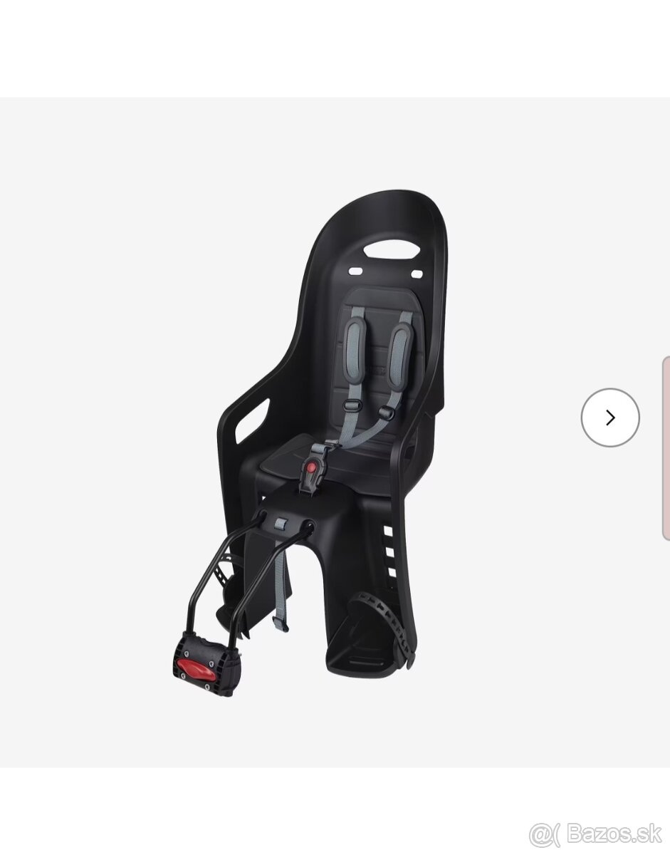 POLISPORT Groovy detská sedačka na rám čierna
