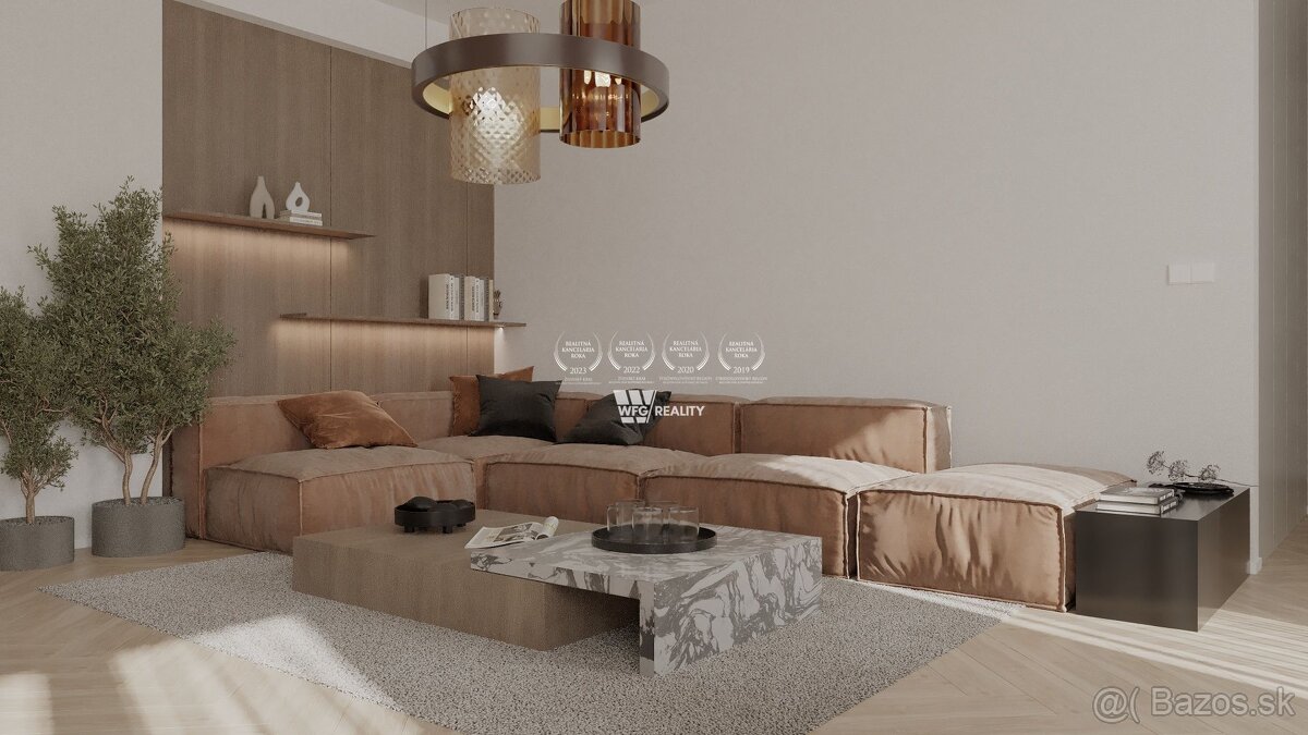 NOVOSTAVBA_4 izb. byt "č.19" so šatníkom a balkónom /105m2