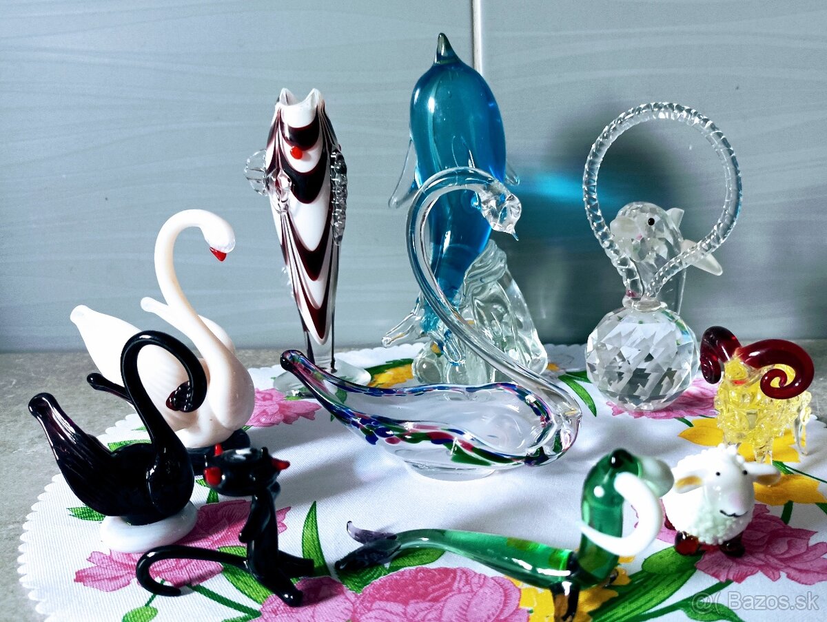 Sklenené dekorácie