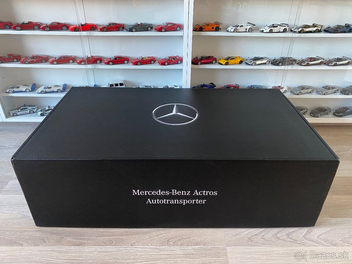 1:18 Mercedes-Benz Actros GigaSpace + Transporter
