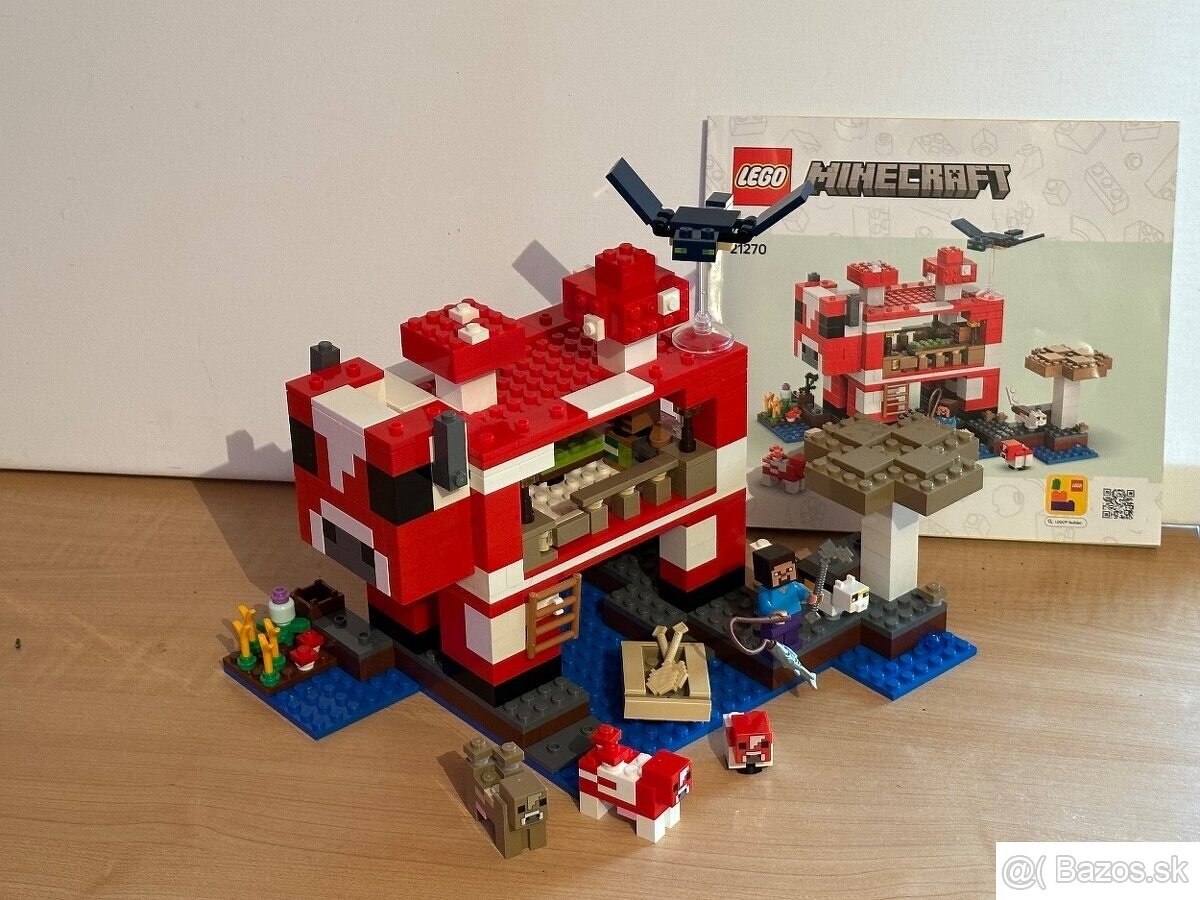 Lego Minecraft 21270 hubový domček kompletné s návodom