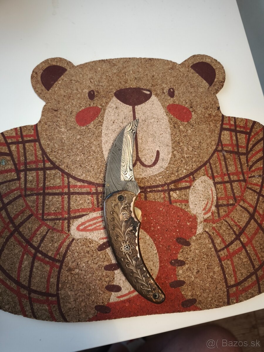 Zberateľský damaškový nožík ROSE THORN