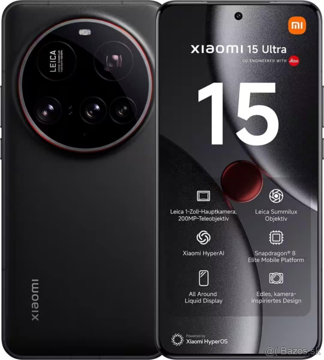 Xiaomi 15 ultra + hodinky