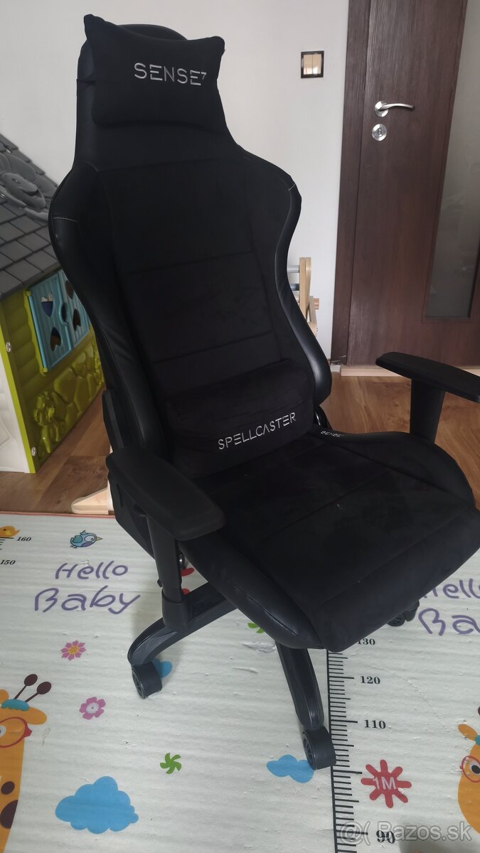 Herné kreslo materiál alcantara/ekokoža (do150kg)