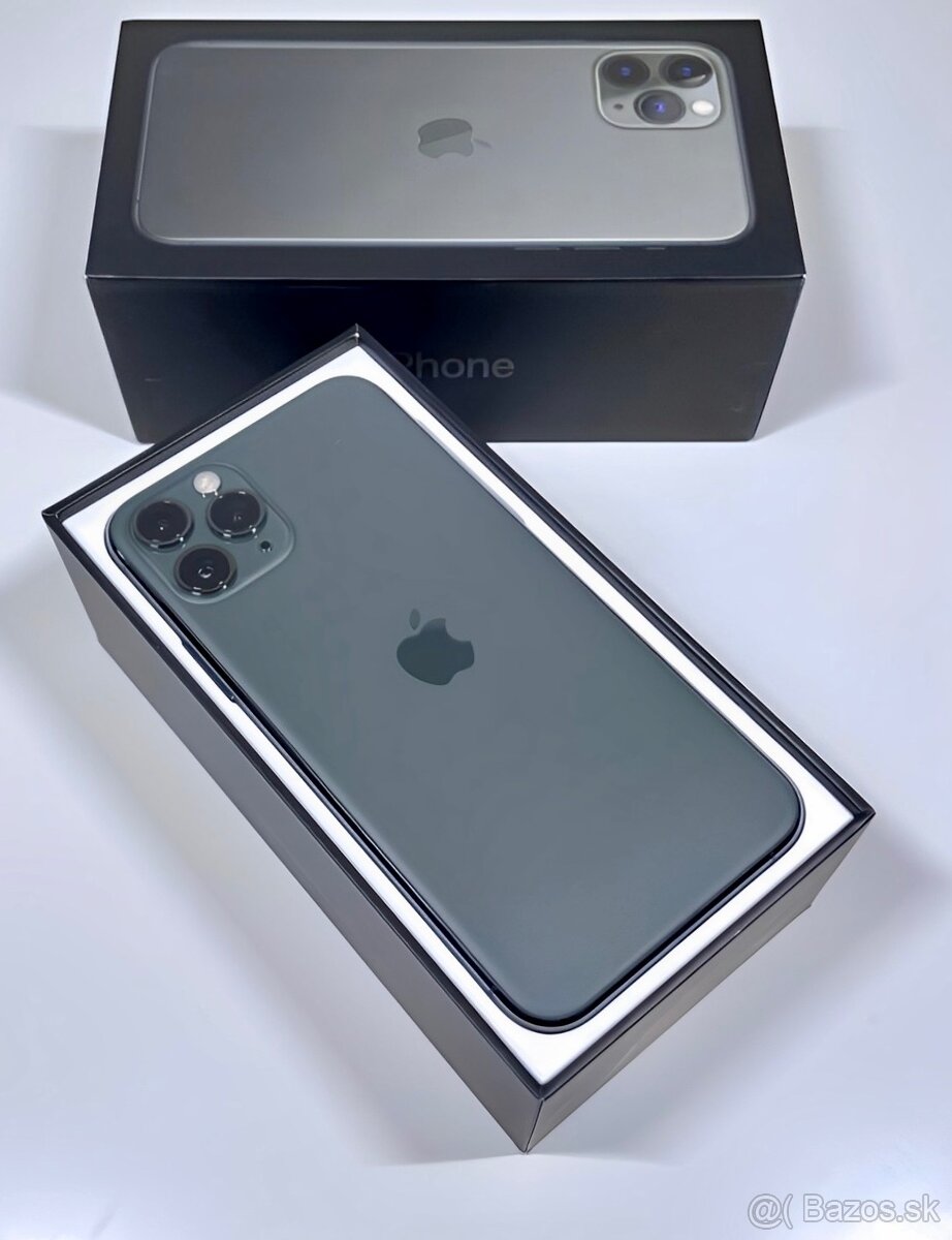 iPhone 11 Pro Max Midnight Green BATERIE 100% TOP