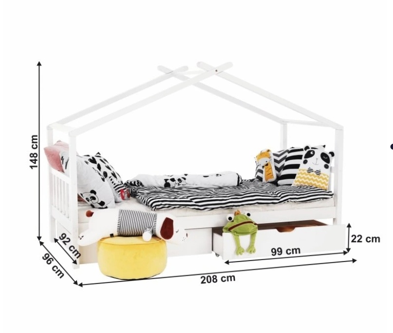 Detská domčeková posteľ