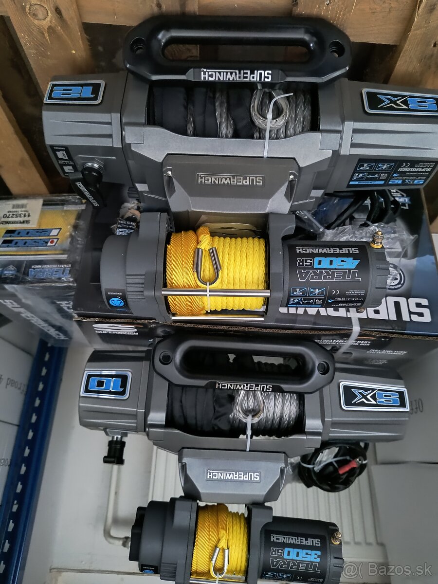Elektrické navijaky Superwinch SX10,SX12 akcii uz len SX12