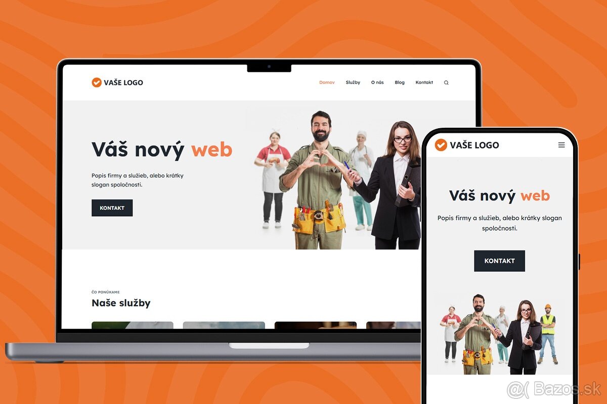 Webstránky pre firmy - na kľúč - bez starostí - od 350 €