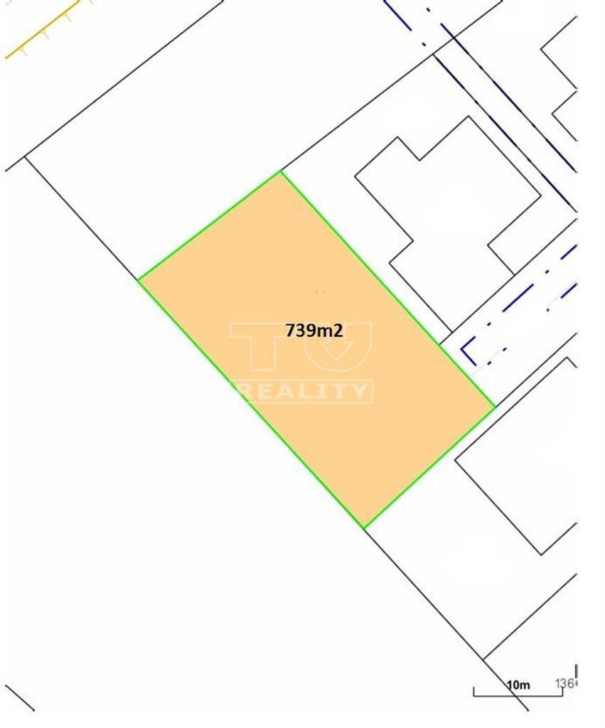 Stavebný pozemok v Skalici Jazerné pole 748 m2