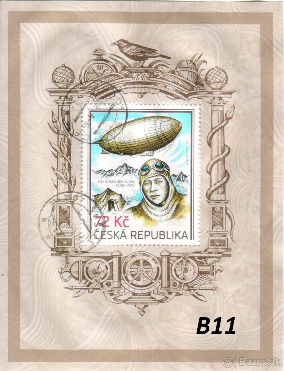 Poštové známky, filatelia: Česko 1993-2020, bloky