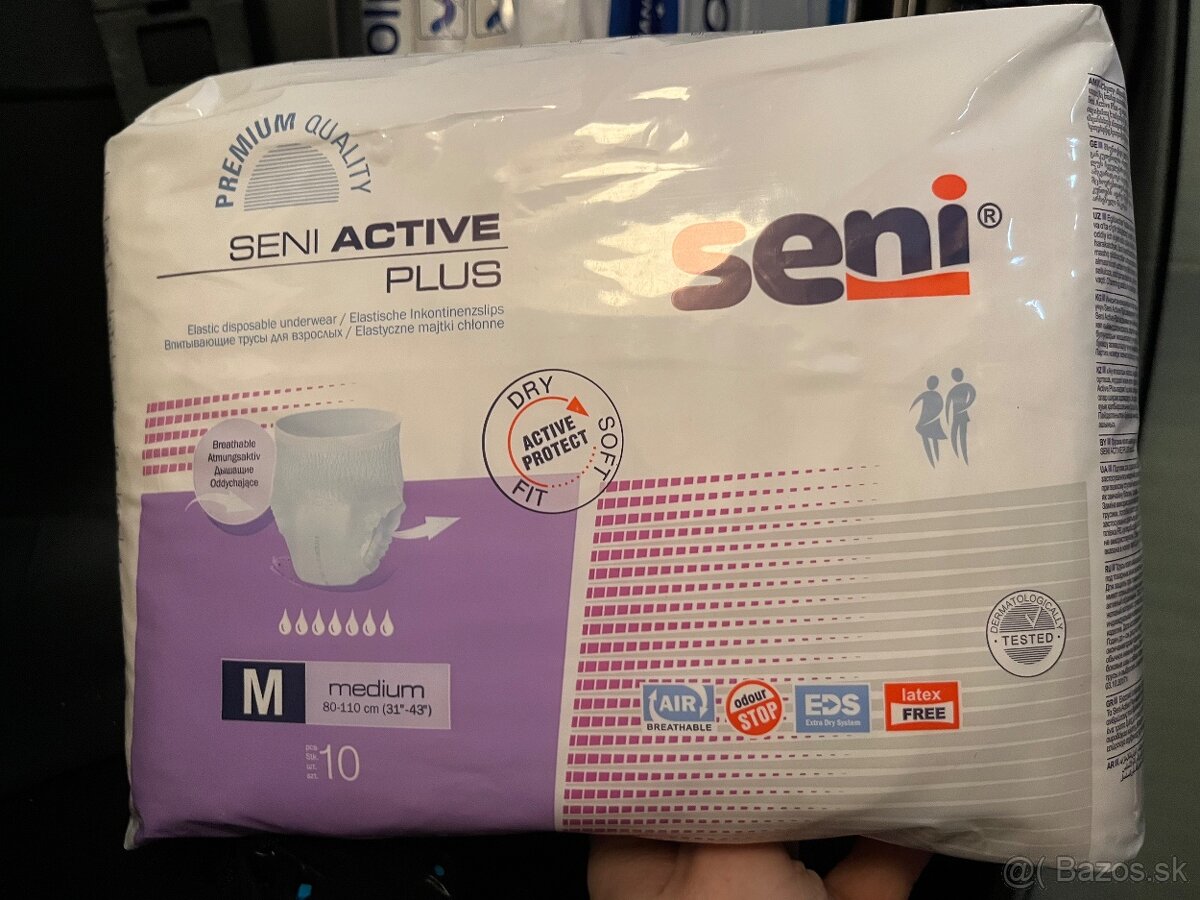 Plienky pre dospelych Sensi active plus