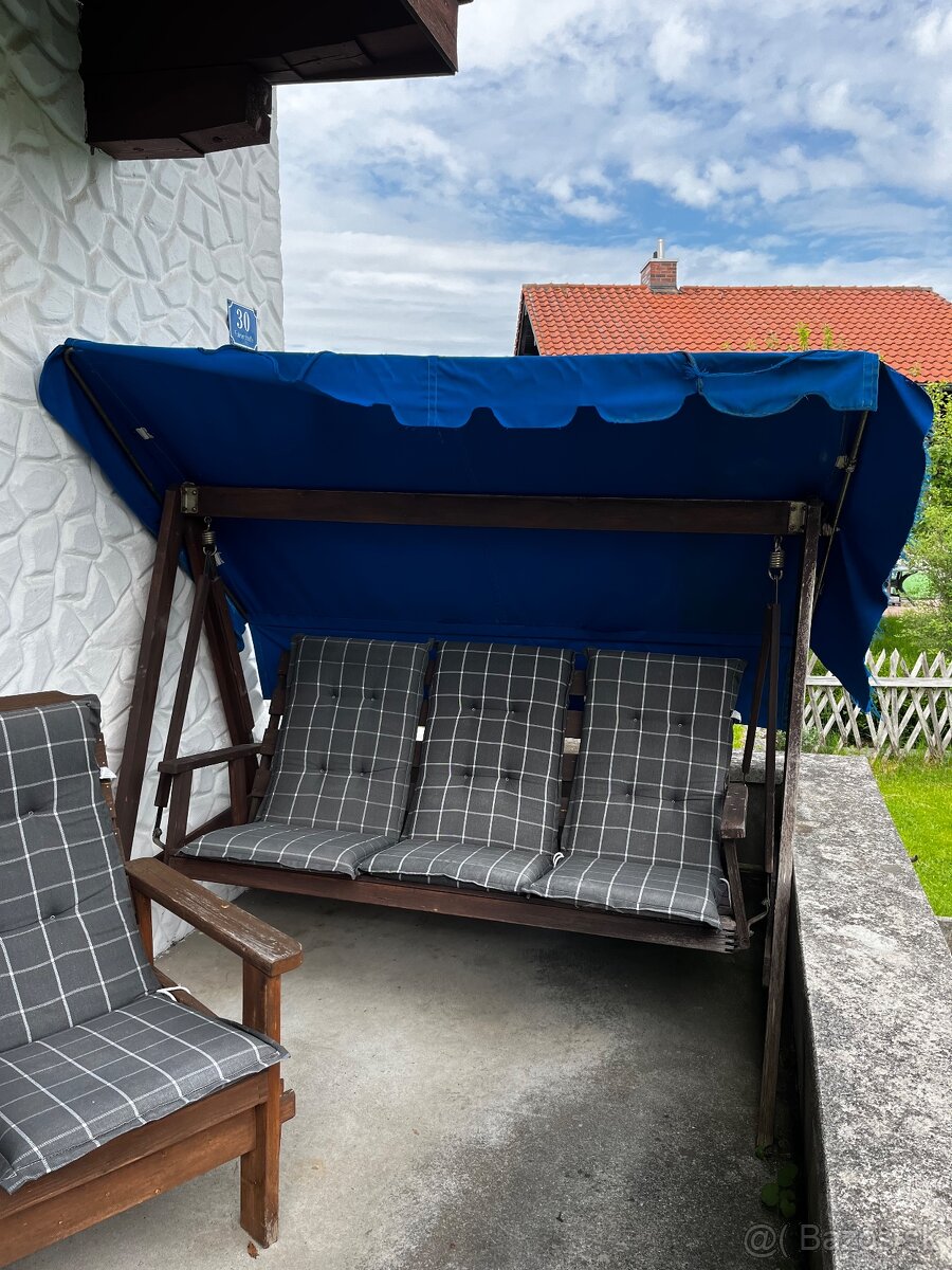 Záhradné kvalitne pevne sedenie
