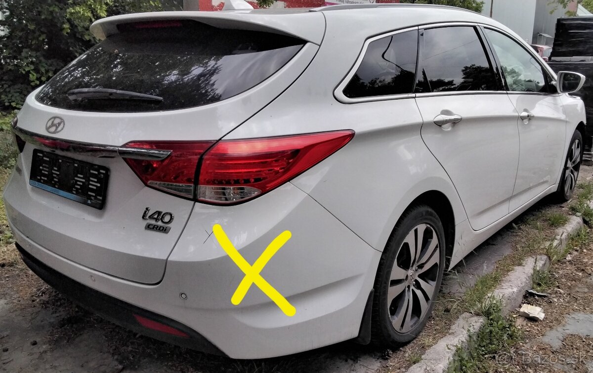 HYUNDAI i40 CW 1.7 CRDi 2015 predám DVERE, MOTOR D4FD TRYSKY