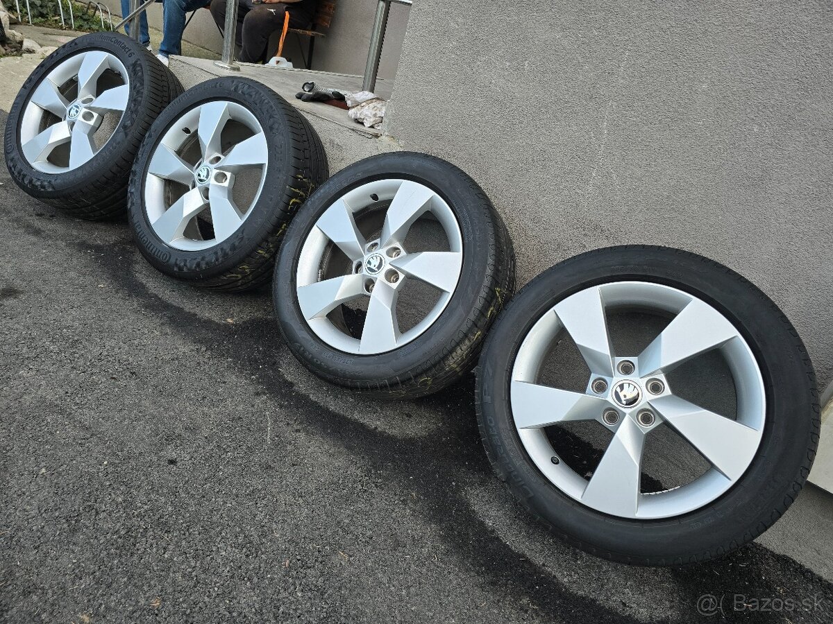Letne kolesa Skoda Octavia 5x112 r17 Skoda DENOM 225/50 r17