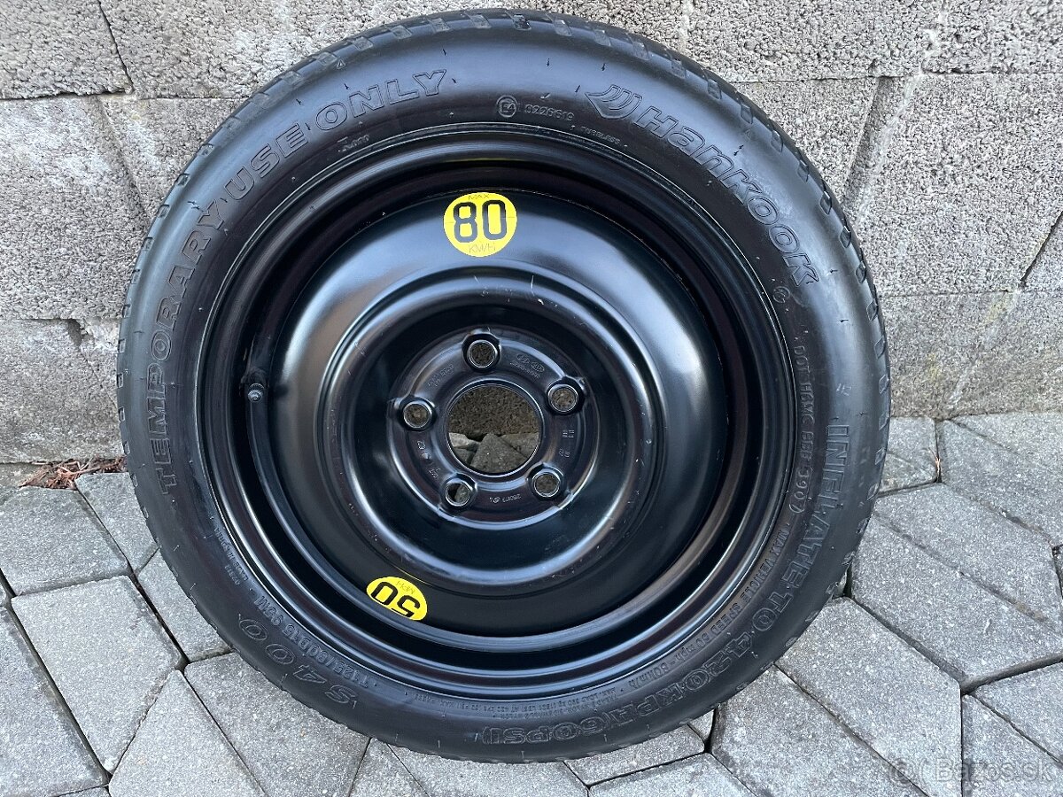 Hyundai, Kia, dojazdové koleso 52910-1H900