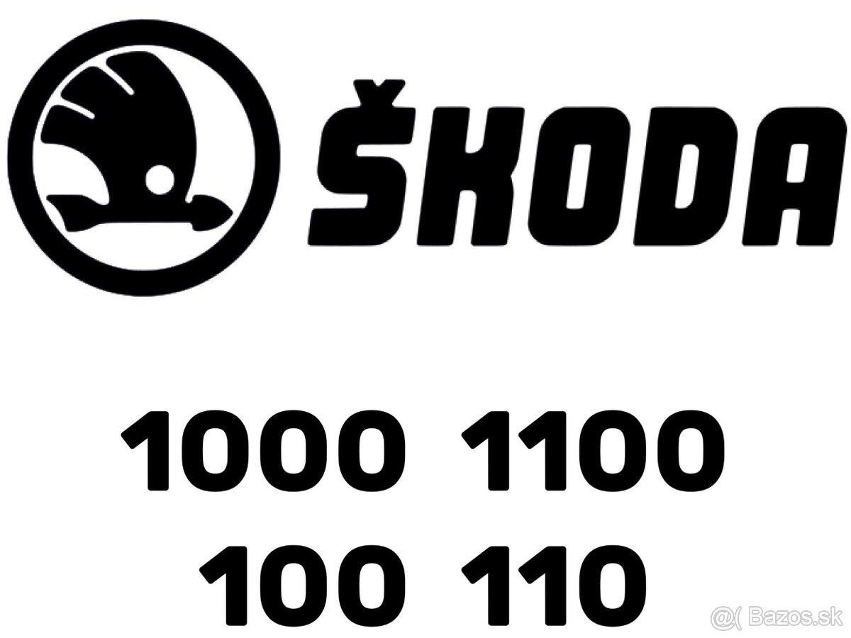 Diely na Škoda 1000, 1100, 100, 110