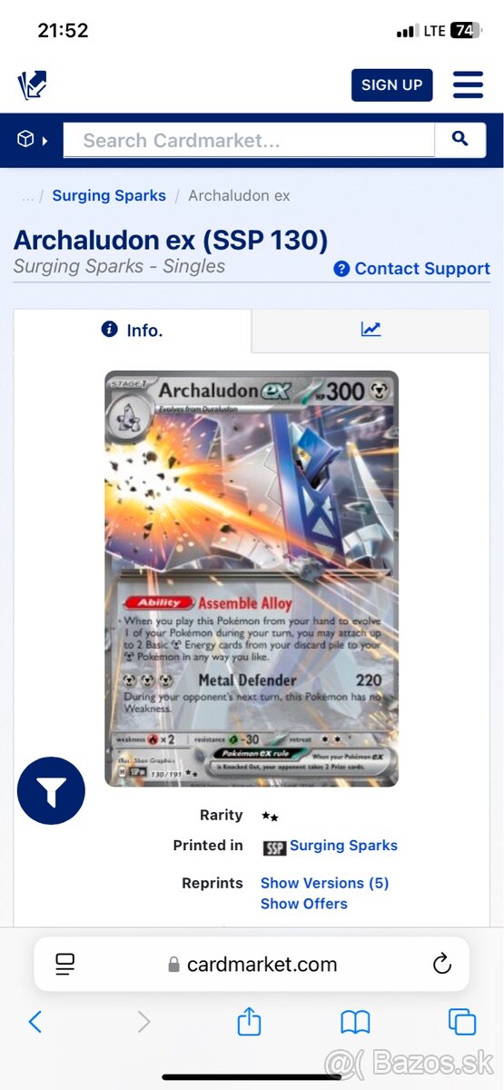 Pokemon karty