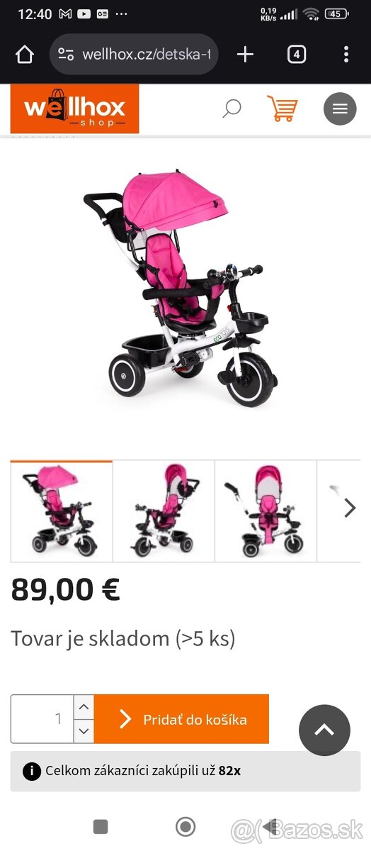 Predám trojkolku zn.RODULLO