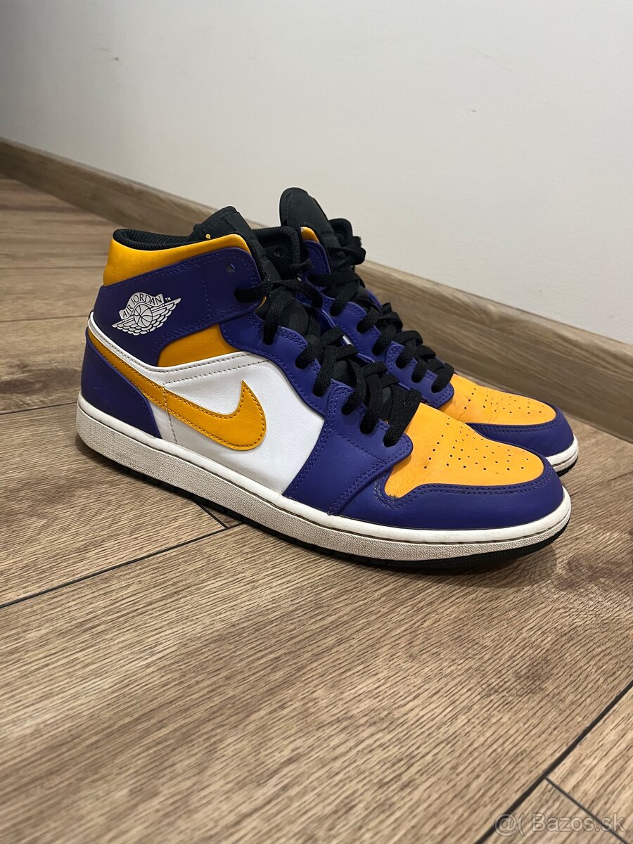 Air jordan 1 Lakers mid tenisky