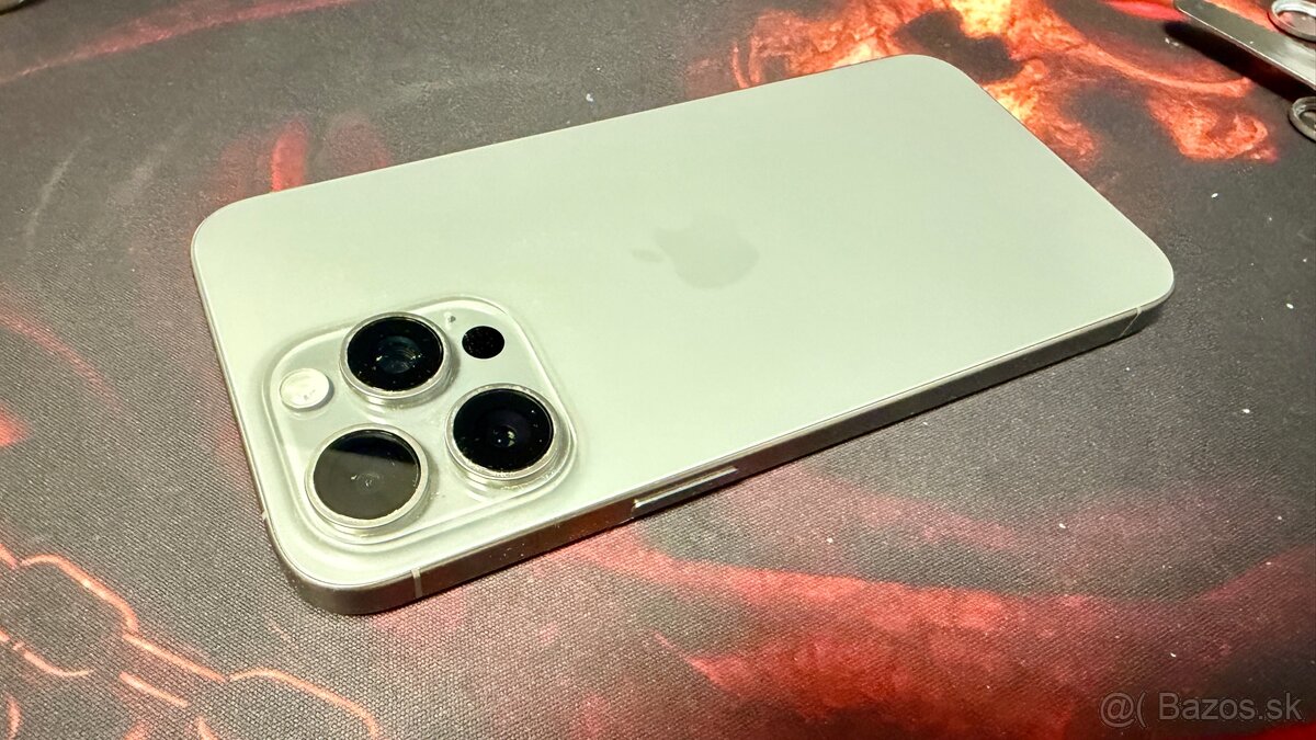 iPhone 15 Pro Max 256GB – Natural Titanium, TOP stav