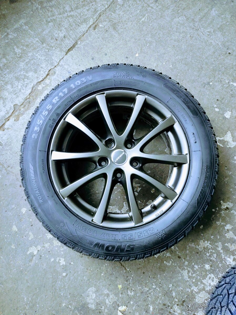Zimné pneu 235/55r17+ elektrony 17" VW Transporter, BMW X3