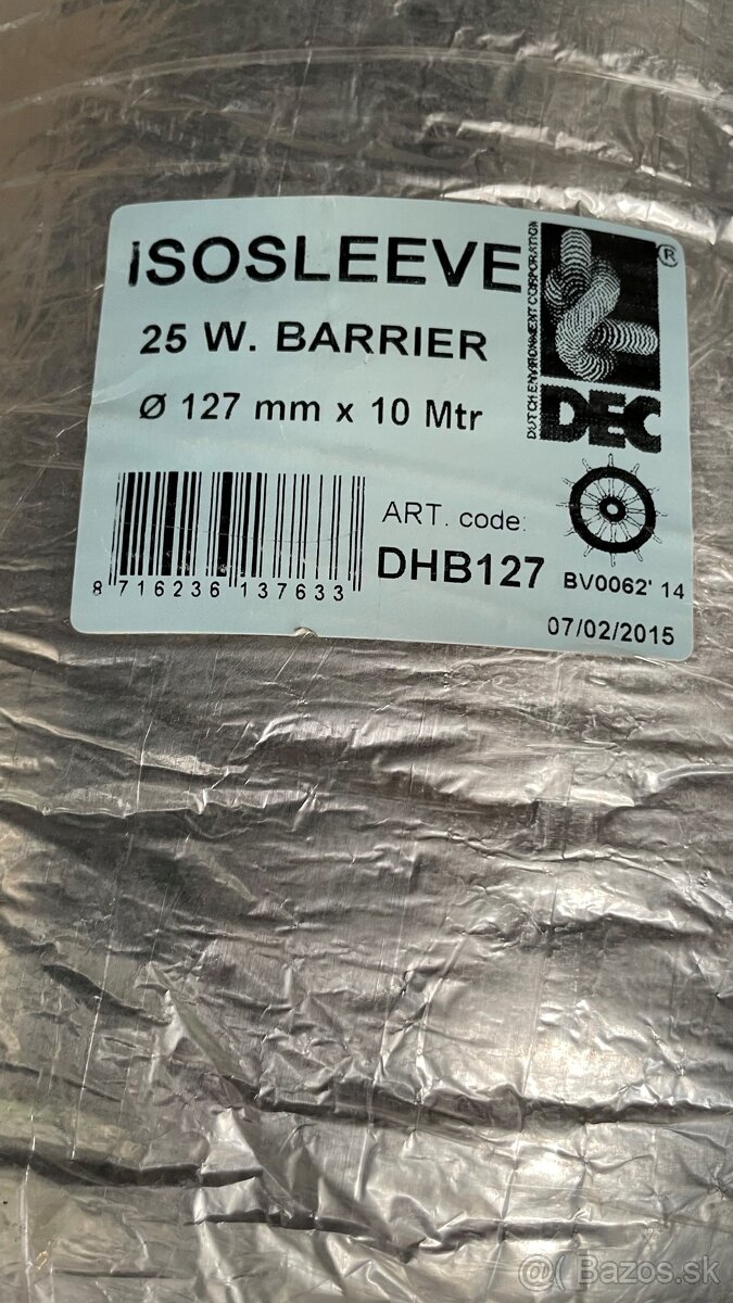 ISOSLEEVE - izolačný návlek 25/127mm