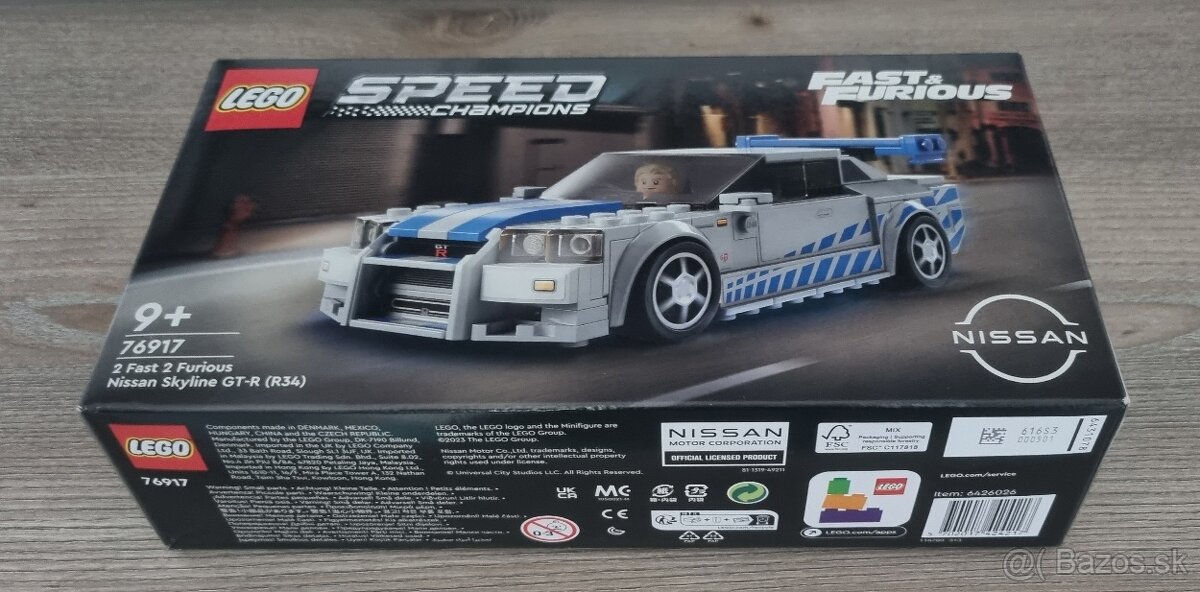 Predám LEGO 76917 Speed champions Nissan Skyline GT-R