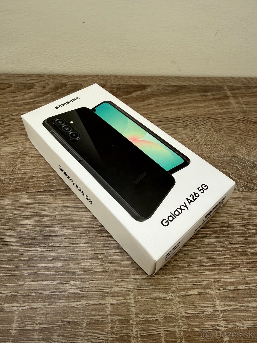 ➡️ Predám nový NEROZBALENÝ Samsung A26 5G s 2 ročnou zárukou