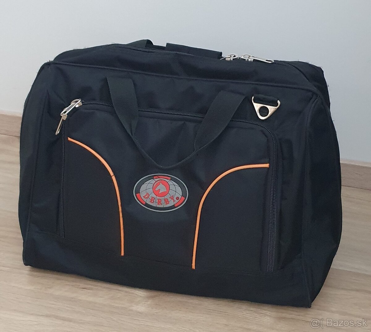 Cestovná taška, čierna, 50×40 cm