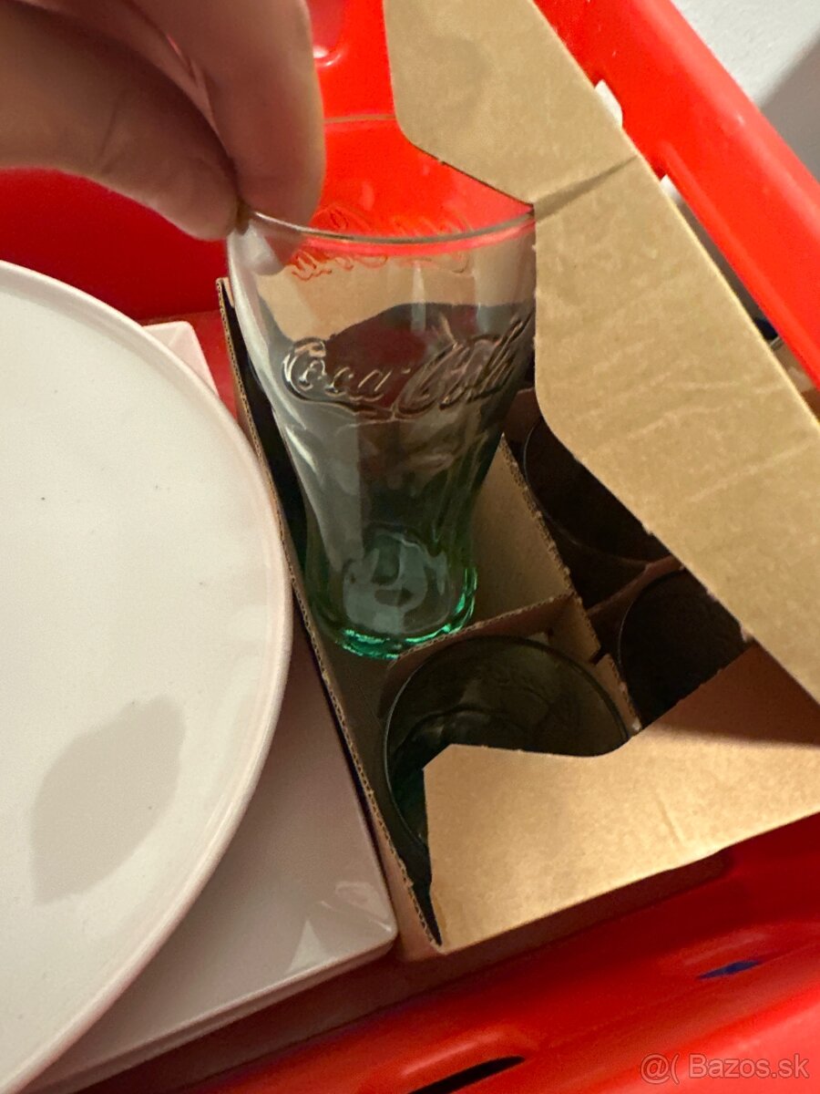 Zelené poháre Coca-Cola – sada / viac kusov