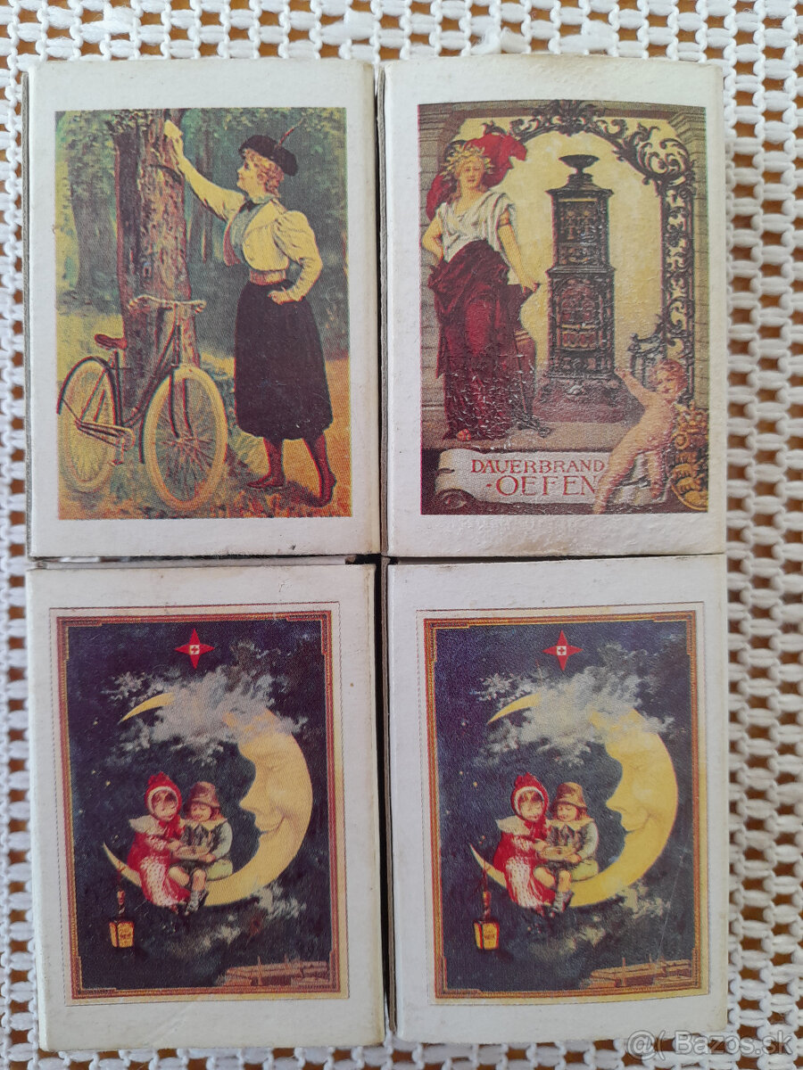 Staré zápalkové škatuľky