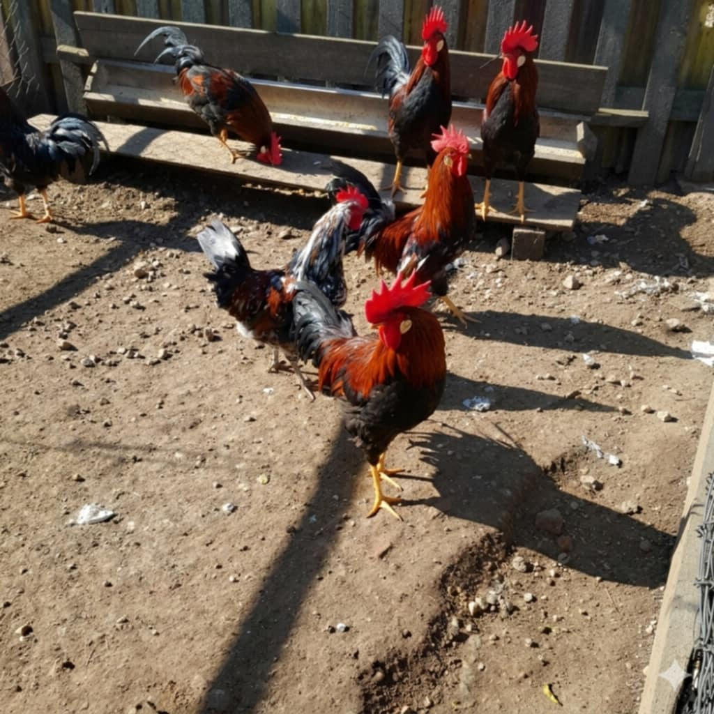 Predám kohúty týchto plemien